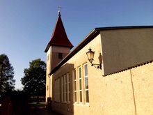 Katholische Kirche, bis 1953 starker Gemeindezuwachs durch schlesische Vertriebene