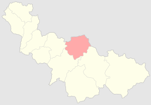Волчанский уезд на карте