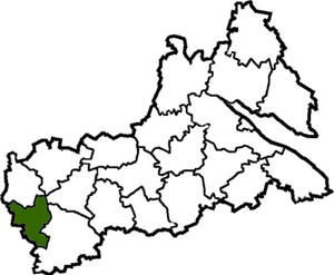 Христиновский район на карте
