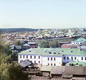 Вид на Кинешму с востока на фотографии С. М. Прокудина-Горского, 1910