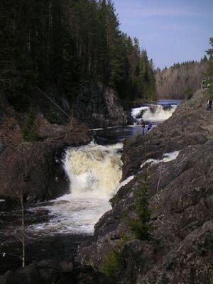 Водопад Кивач на реке Суна