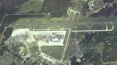 Вид на аэропорт с воздуха