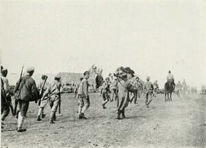 Войска Русской армии во время отступления. К северу от Уфы. Июнь 1919.