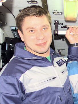 Konstantin Kozeyev in the Zvezda Service Module.jpg