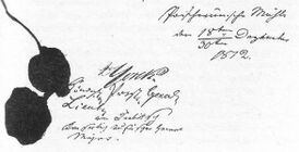 Таурогенская конвенция с подписью генерала Йорка