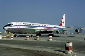 Boeing 707-300 авиакомпании Korean Air Lines, аналогичный пострадавшему