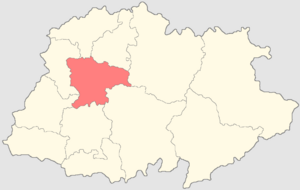 Галичский уезд на карте