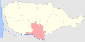Ковенский уезд на карте