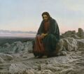 «Христос в пустыне», Крамской, 1872