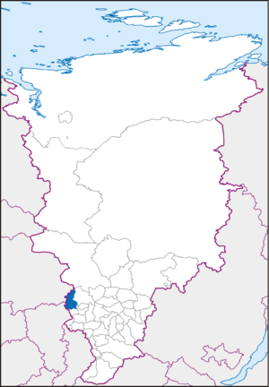 Тюхтетский район Тюхтетский муниципальный район на карте