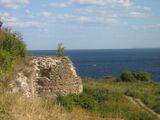 Вид с крепостной стены на Ладожское озеро