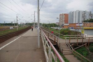 Вид с южной платформы в сторону Владимира до реконструкции