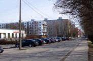 Апрель 2015 года. Улица Кулднока, слева видна часть бывшего магазина «Marja»