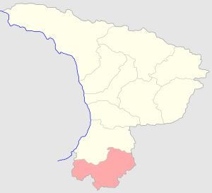 Артвинский округ на карте