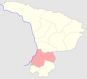 Батумский округ на карте