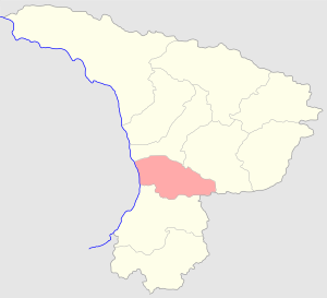 Озургетский уезд на карте