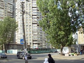 Вид на Святошинскую площадь в Киеве