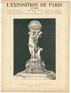Обложка каталога Всемирной выставки 1889 года с изображением одной из работ «Bapst et Falize» (1890)[6]