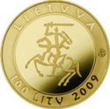 LT-2009-100litų-Millennium of the name of Lithuania-a.png