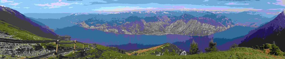 Панорама озера Гарда