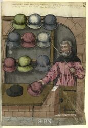 Шляпник, 1533 год.