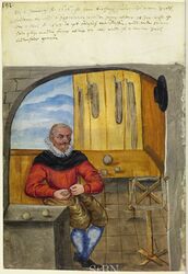 Изготовление тросов, 1616 год.