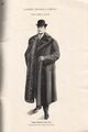 Меховое пальто с подкладкой из ондатры и выдровым воротником, из американского каталога меховых изделий 1906 г.