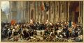 Альфонс де Ламартин перед Отель-де-Виль, Революция 1848 г. Художник Филиппото