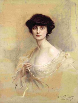 Филипп де Ласло. Портрет Анны де Ноай, 1913
