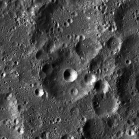 Снимок зонда Lunar Reconnaissance Orbiter.