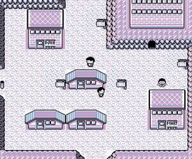 Вид города в Pokémon Red and Blue