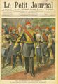 Le Petit Journal 1909, Мехмед V после провозглашения его султаном.