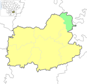 Лентварское староство на карте