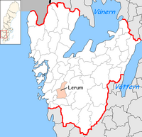 Лерумская коммуна на карте