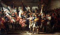 76-й линейный полк находит свои флаги в арсенале Инсбрука (1807). Музей французской революции.