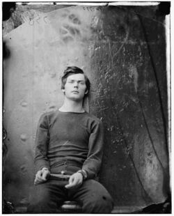 Льюис Пауэлл на следующий день после ареста 18 апреля 1865 года