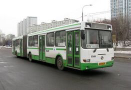 ЛиАЗ-6212.00 в Москве, вид спереди