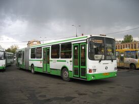 ЛиАЗ-6212.01 15-го автобусного парка города Москвы