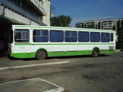 Пригородный ЛиАЗ-5256 на автовокзале Липецка