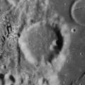 Сателлитный кратер Либих G. Снимок зонда Lunar Orbiter - IV.
