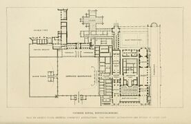 Clumber house, Nottinghamshire.План.