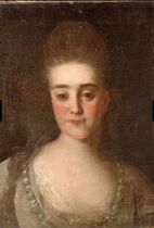 Елизавета Петровна Лихачёва, мать. Портрет работы неизвестного художника, 1772 г.