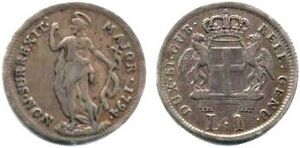 1 лира 1794 года