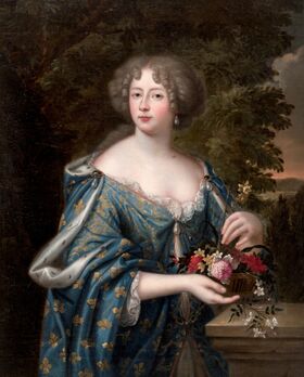 П. Миньяр. Портрет Елизаветы Шарлотты Пфальцской, герцогини Орлеанской. Около 1675 Прадо, Мадрид