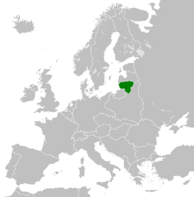 Территория Литвы по состоянию на 1923—1939 годы