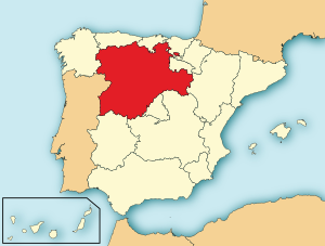 Кастилия-Леон на карте