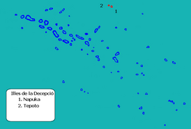 Географическое расположение группы островов.