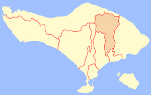 Округ Бангли на карте