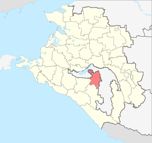 Белореченский район на карте