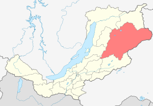 Баунтовский эвенкийский район на карте